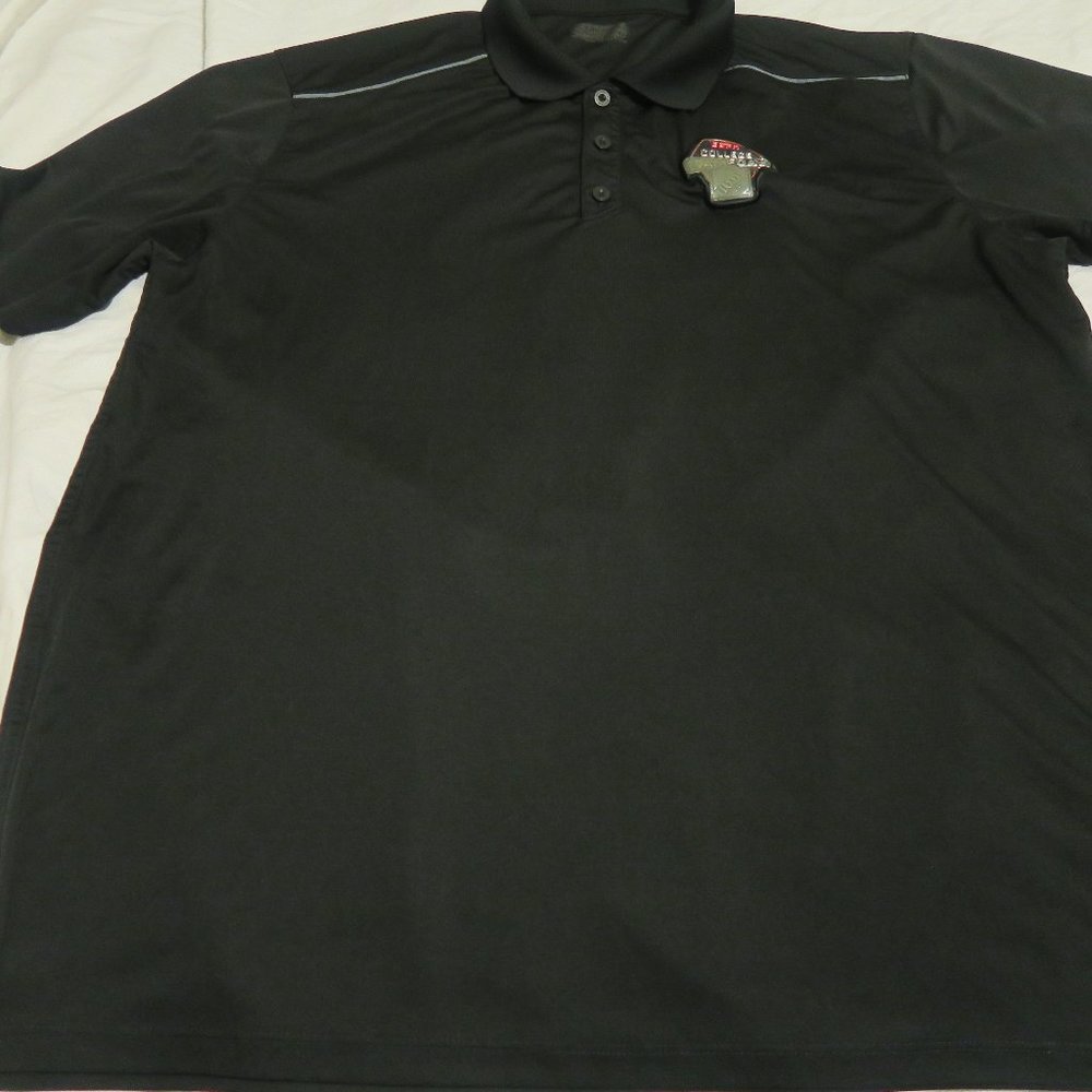 ESPN College Gameday Official Black Polo OnTour Albula Badge SportsCenter